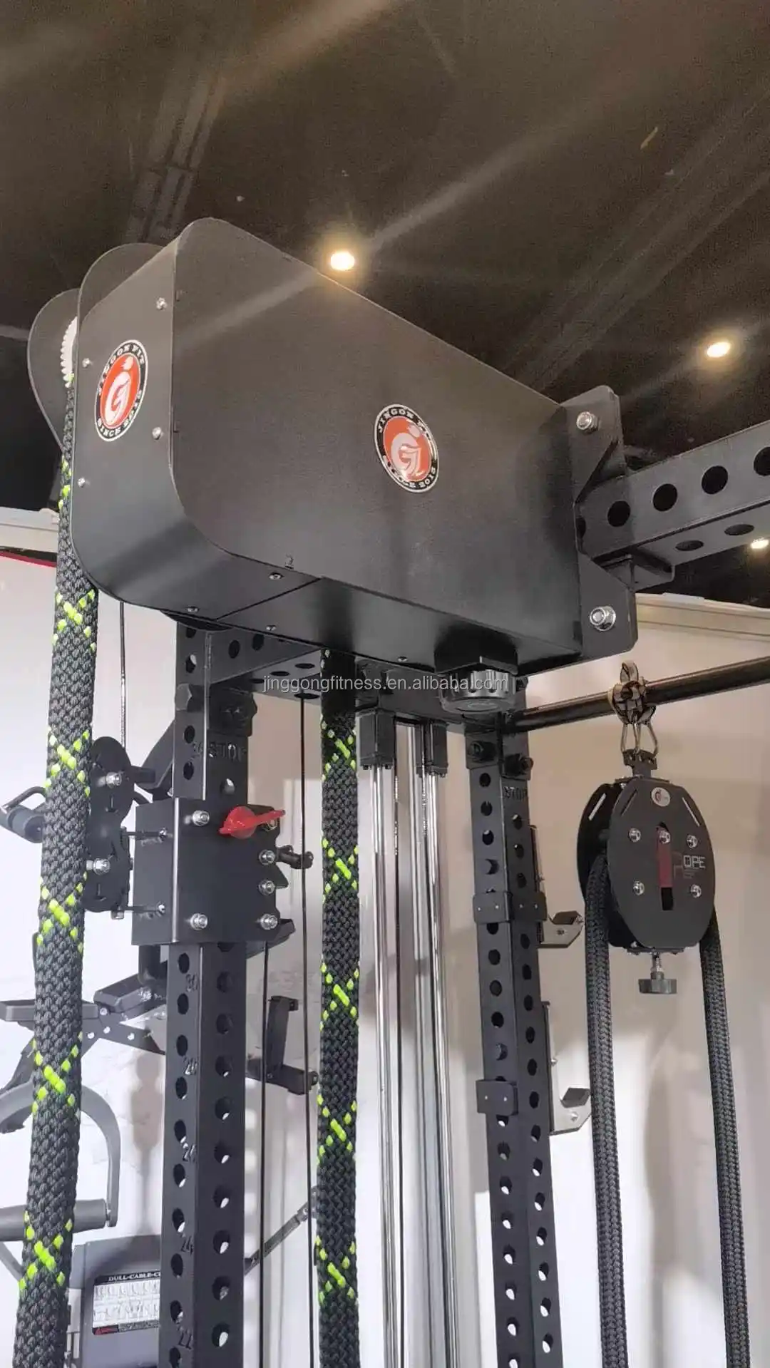 Infinite Rope Pull Machine Home Gym Rotatively Magnetic Resistance Rope Pulling Machines