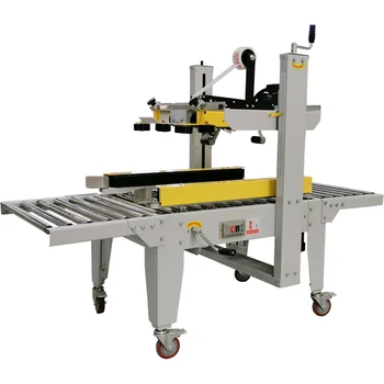 Automatic Carton Flaps Folding Sealer Auto Case Sealing Packing Machine Left and right drive carton sealing machine