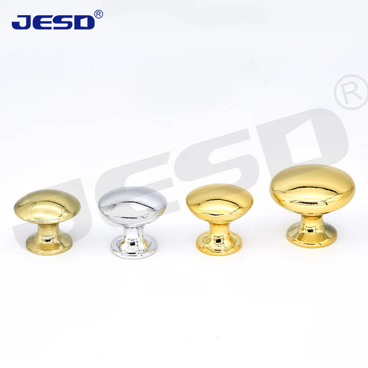 Silver Gold Color Round Drawer Handles Mushroom Kitchen Cabinet Handle Furniture Knobs