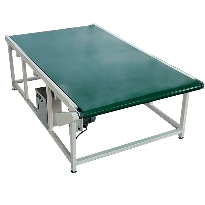 Hongrui Heavy Duty Constant Speed Pvc Belt Conveyor Green