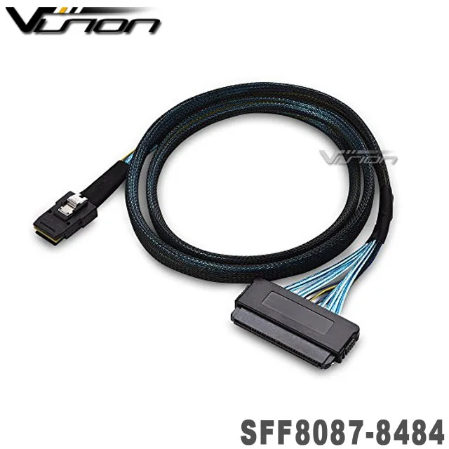 SFF-8484 SAS to Mini SAS SFF-8087 Cable 76 CM - VISION