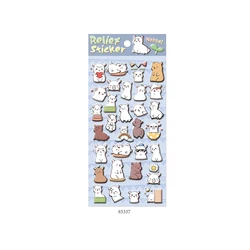 Amaxiu schattige cartoon kat stickerset, 50 stuks grappige kawaii dieren esthetische stickers, waterdichte zelfklevende vinylstickers voor scrapbooking, planners, dagboeken Amaxiu schattige cartoon kat stickerset, 50 stuks grappige kawaii dieren esthetische stickers, waterdichte zelfklevende vinylstickers voor scrapbooking, planners, dagboeken