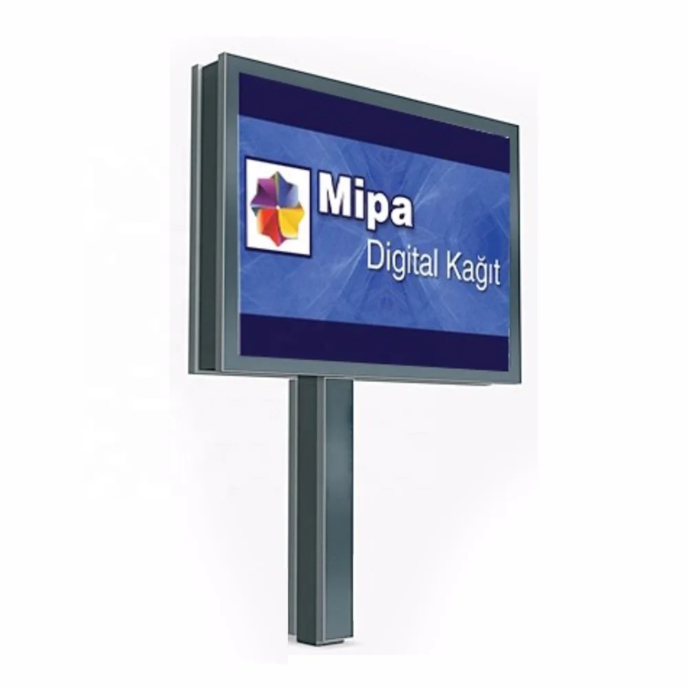 Outdoor Large 4x3 Single Side Scrolling Lightbox Advertising Billboard