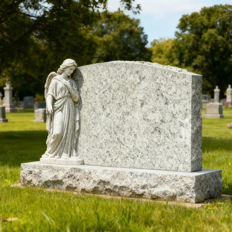 product g603 modern white granite tombstones and monuments 1 year warranty european style memorial for outdoor cemetery and garden use-3