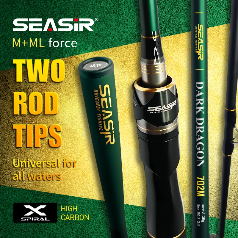 SEASIR Fishing Rod Black Warrior Carbon