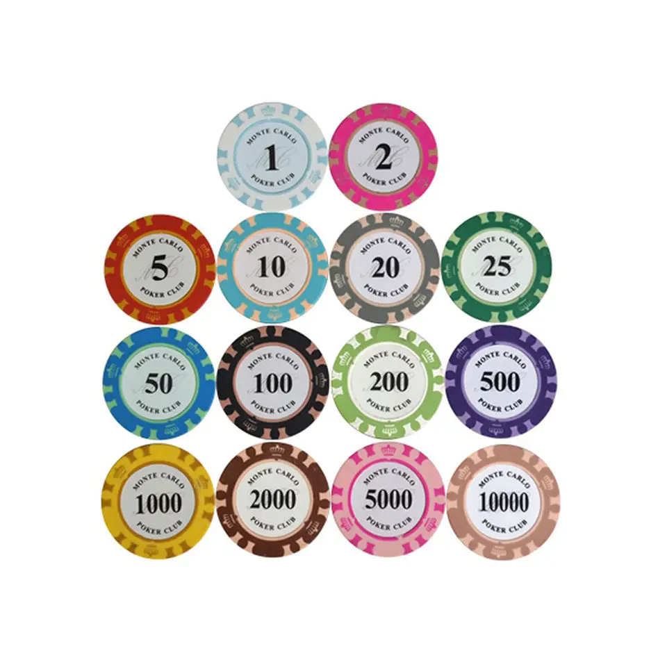 11.5 Gram Casino Chips Custom Poker 500 Complete Poker Playing Game