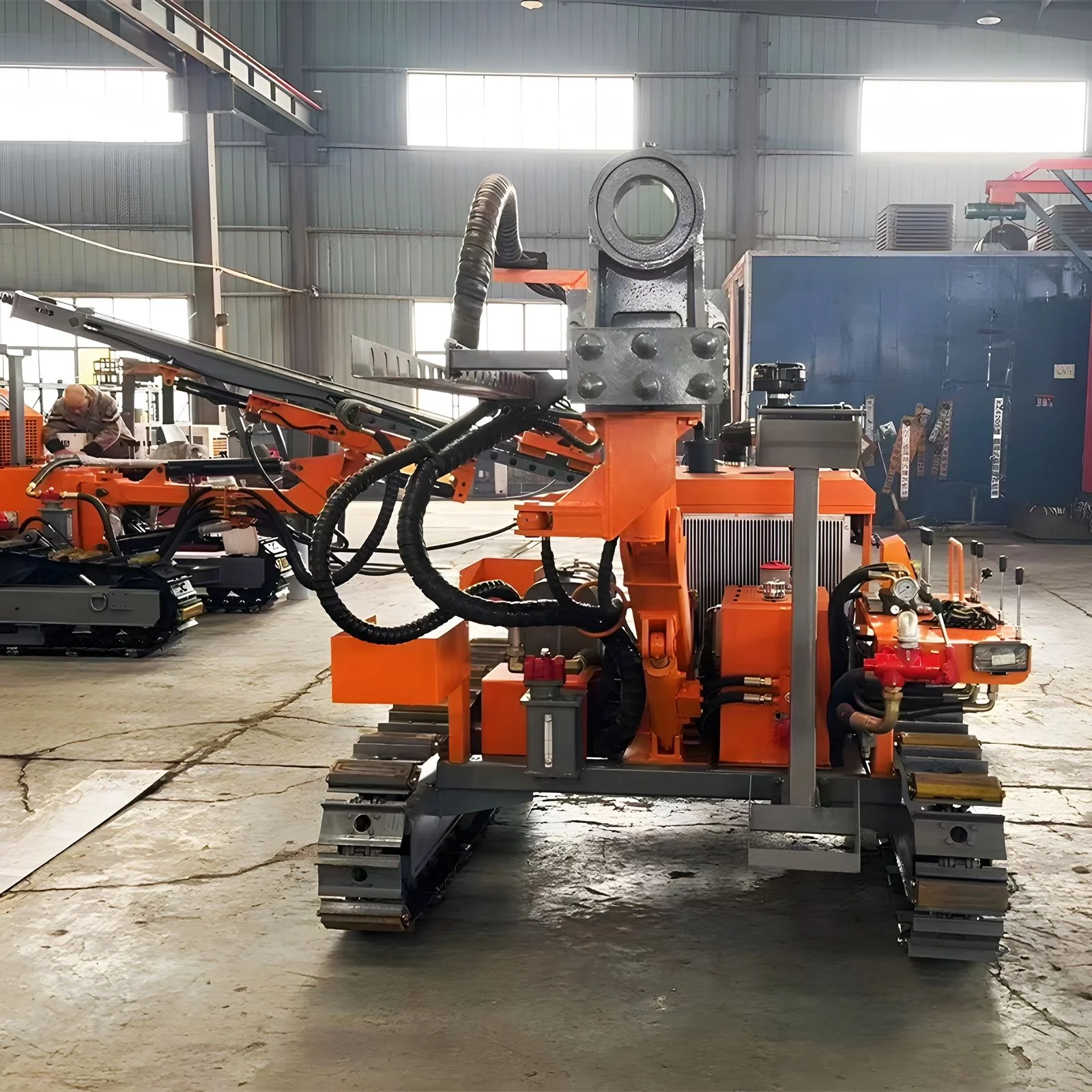 100m Horizontal Directional Drilling Dth Hammer Mountain Drilling Rig ...