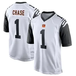 Wholesale Men's 1 Ja'marr Chase 9 Joe Burrow American Football