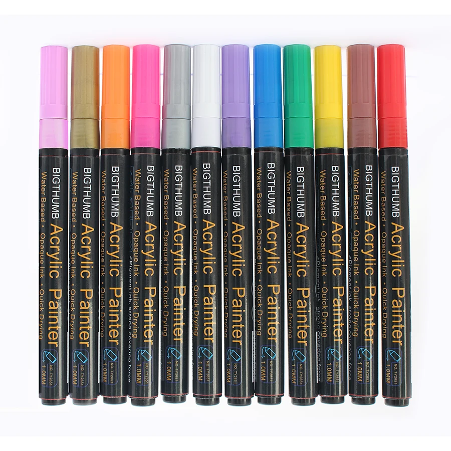 Marker Pen  Paint Markers - 10pcs/lot Wholesale Tip Permanent