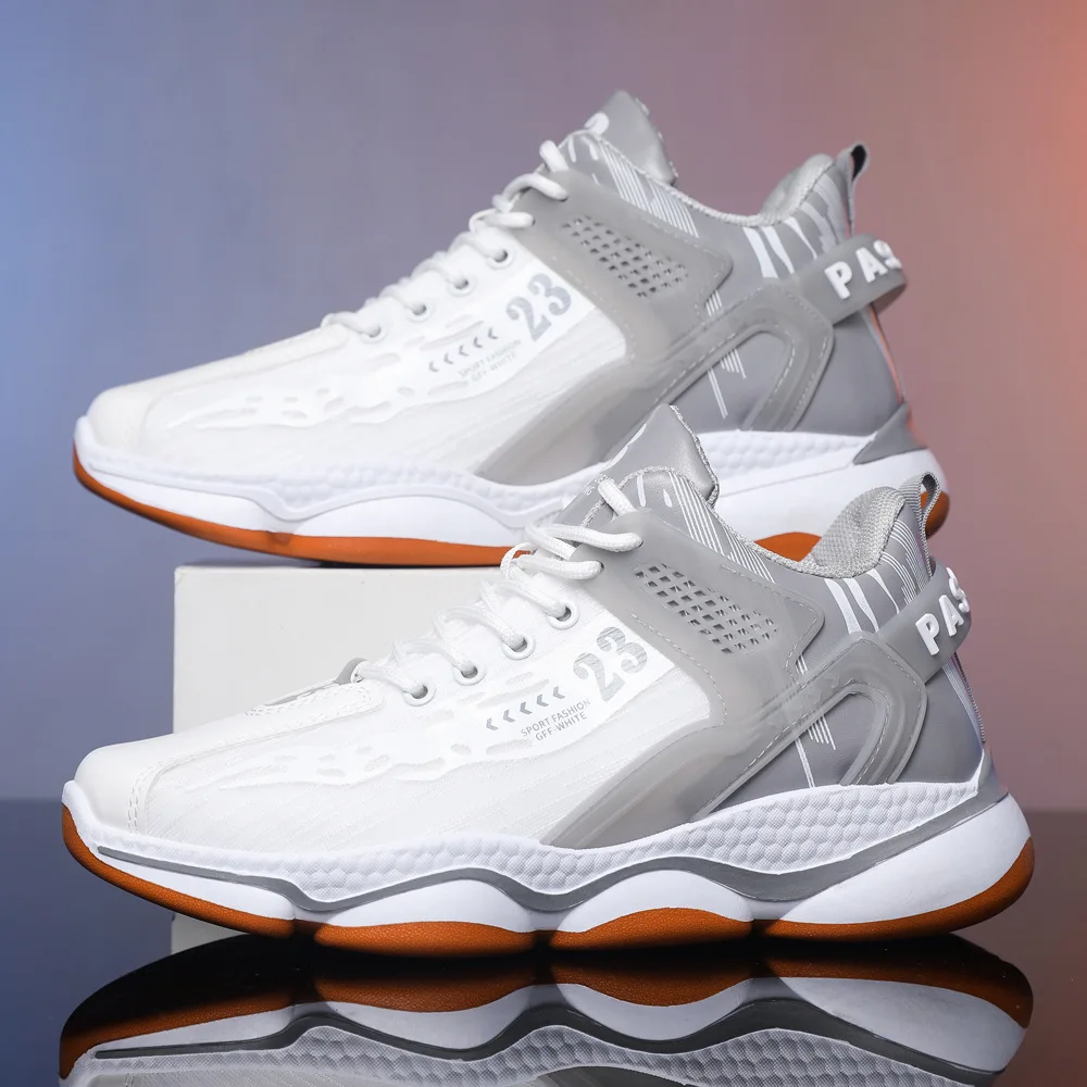 Men's casual sports shoes versatile student running shoes wholesale basketball shoes