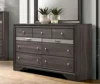 Gray + Solid Wood + Contemporary