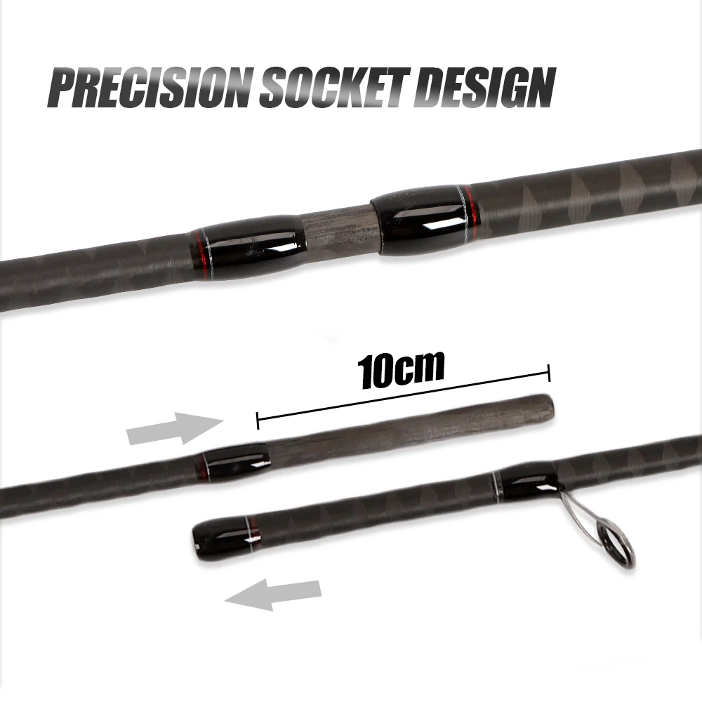 FUJI Lurekiller X-RIDE 3.3M Jigging Rod - Fast Action, High Carbon