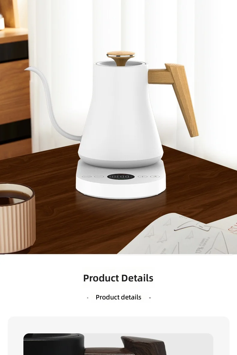 RSC Wholesale Smart Wi-Fi Temperature-Controlled Coffee Kettle Touchscreen 304 Stainless Steel Electric Kettle K025 Hafc021b67c1f49b386f40704740b240d9