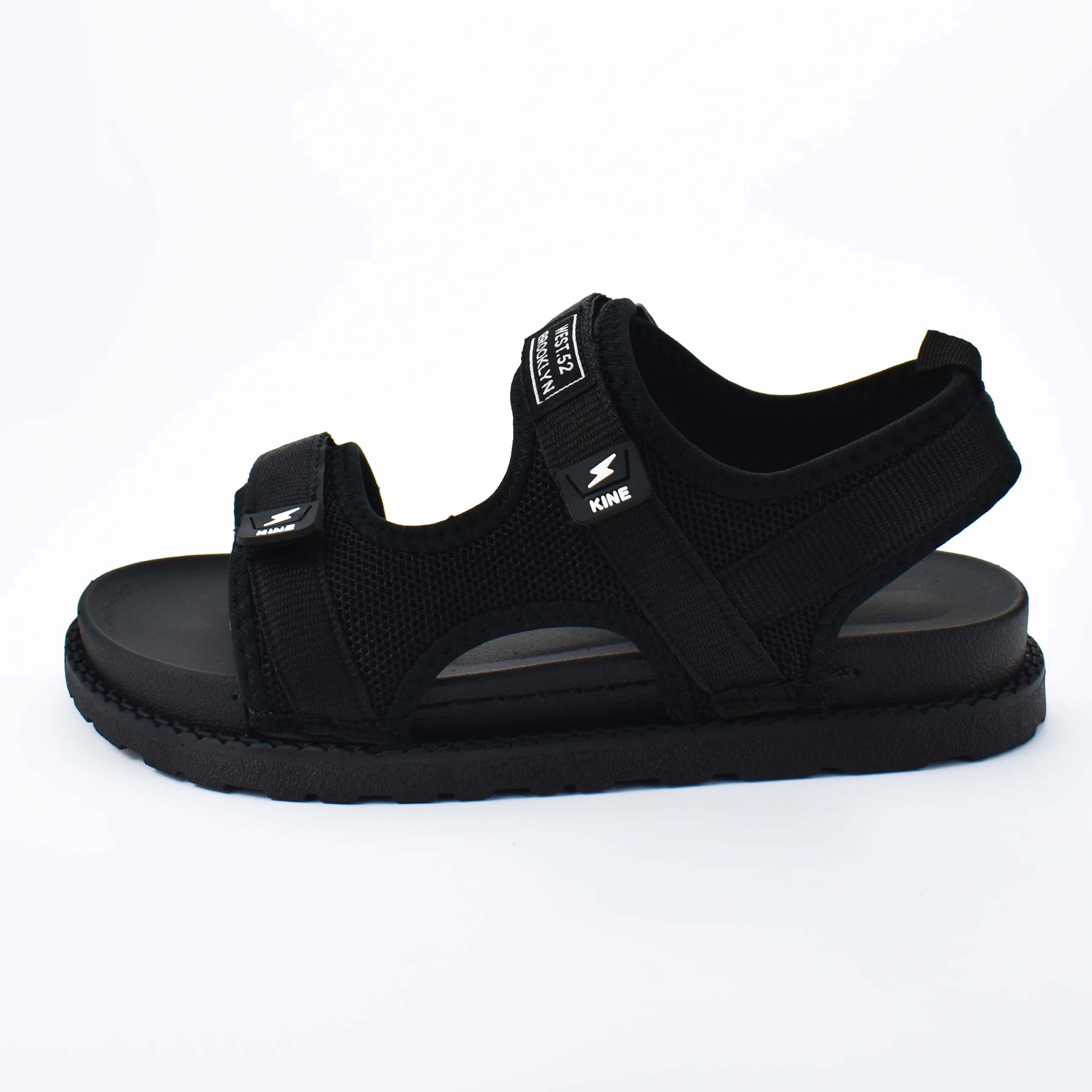 Оптовая продажа от производителя обуви, лето 2020, горячая Распродажа, черные мужские сандалии из ПВХ для спорта на открытом воздухе