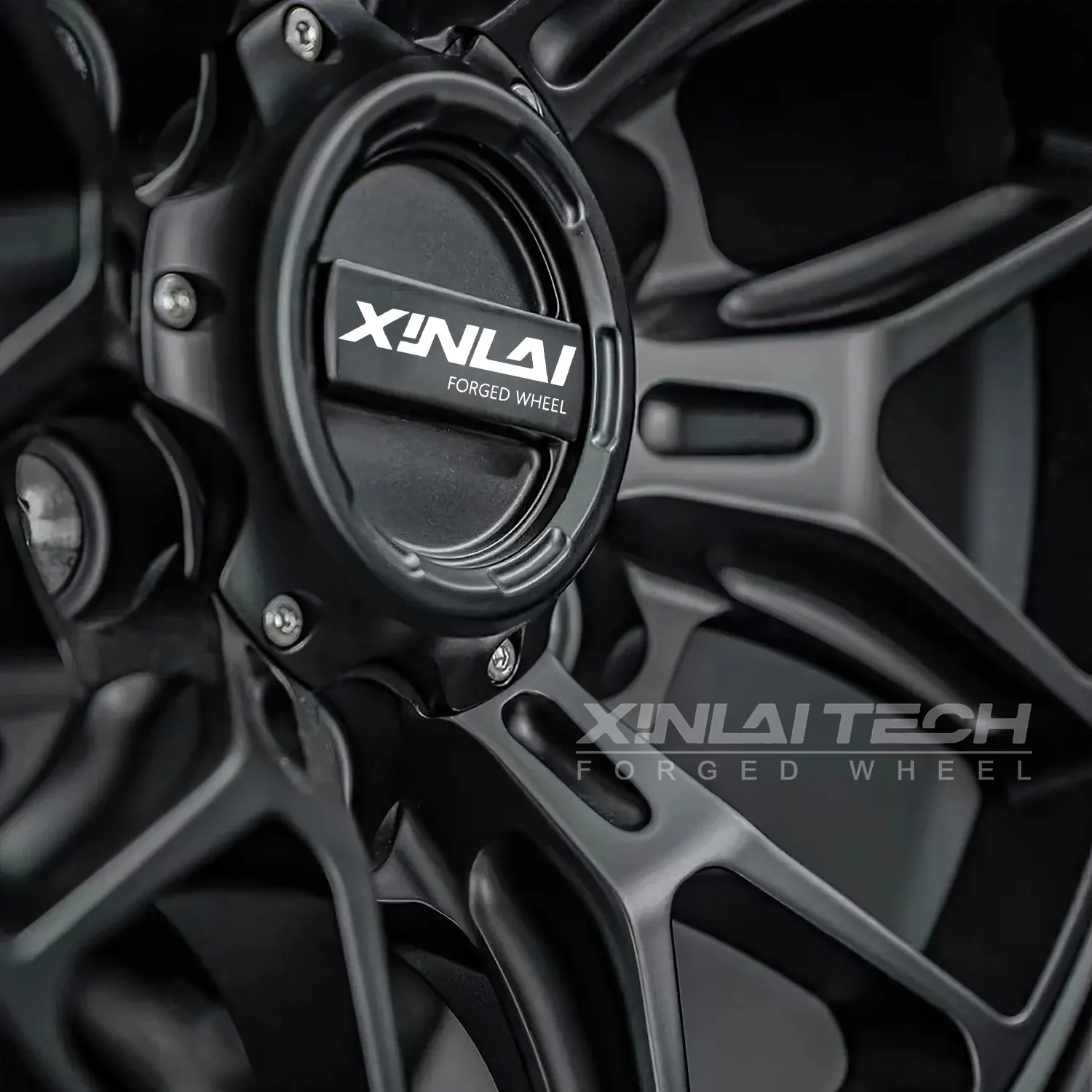 XL Deep Dish Deep Lip Concave Custom Forged Monoblock Black Wheels 5x120 5x114.3 5x112 Aluminum Alloy Rim Car Wheel - Image 6