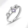 Color oro blanco (diamante morado)