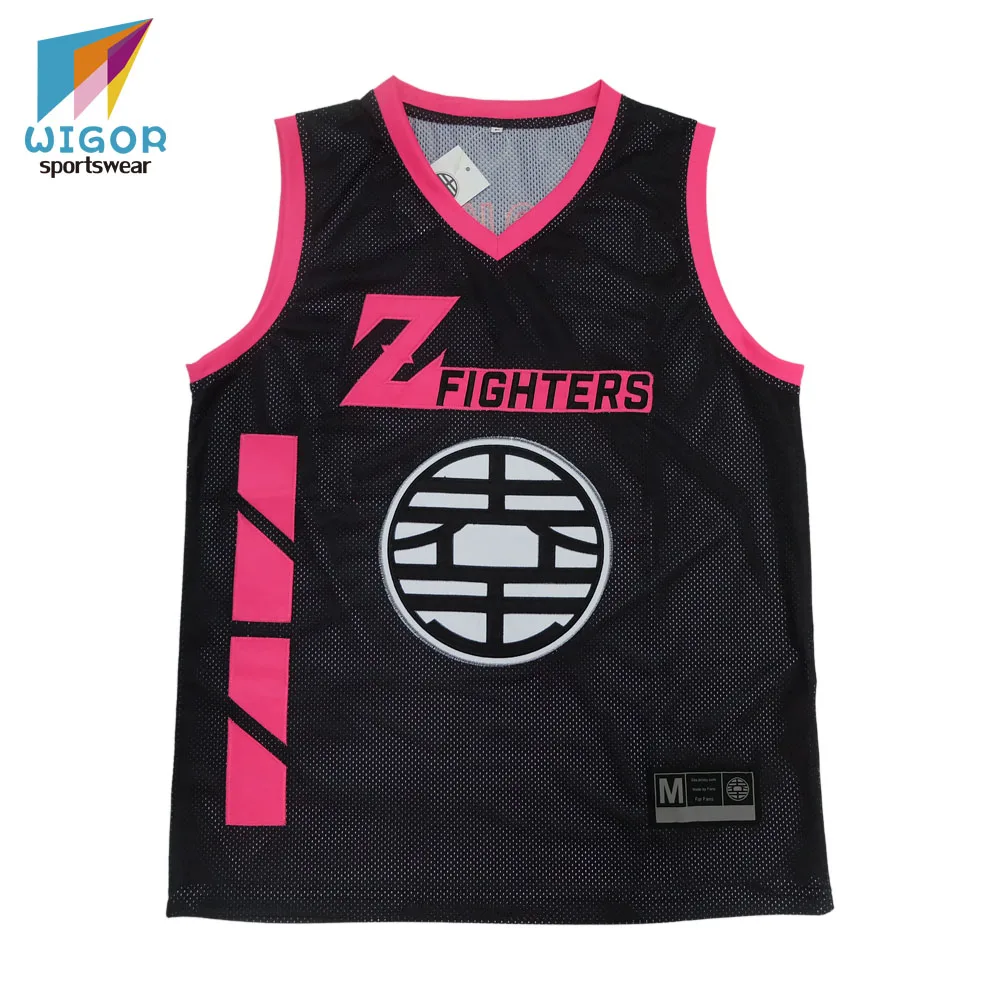 Oversize Available Custom Applique Logo Mens Basketball Jersey Cartoon Full Stitch Basketball Jersey