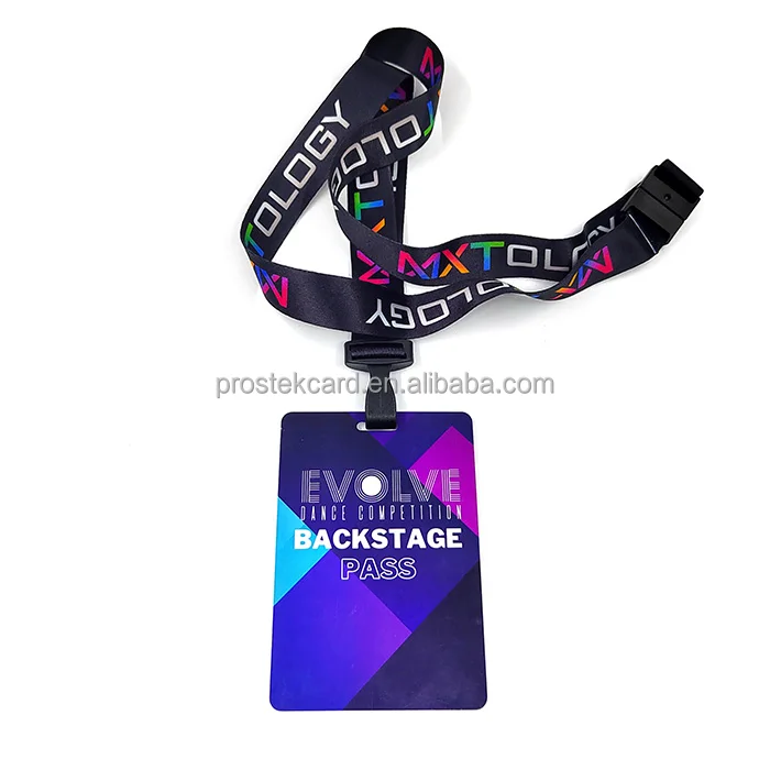 Customizable Plastic ID Badges for Events and Conferences
