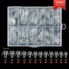 240PCS semi-frosted nail tips 06#