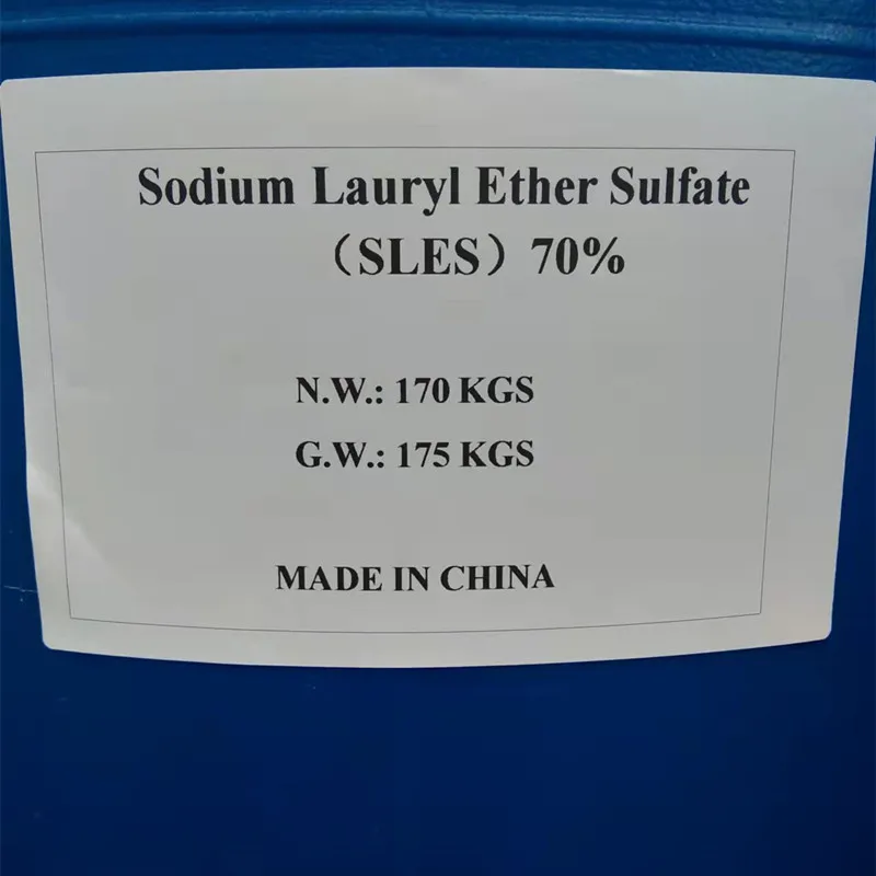 Sodium Lauryl Ether Sulfate Sles 70 For Cosmetic Liquid Dishwashing