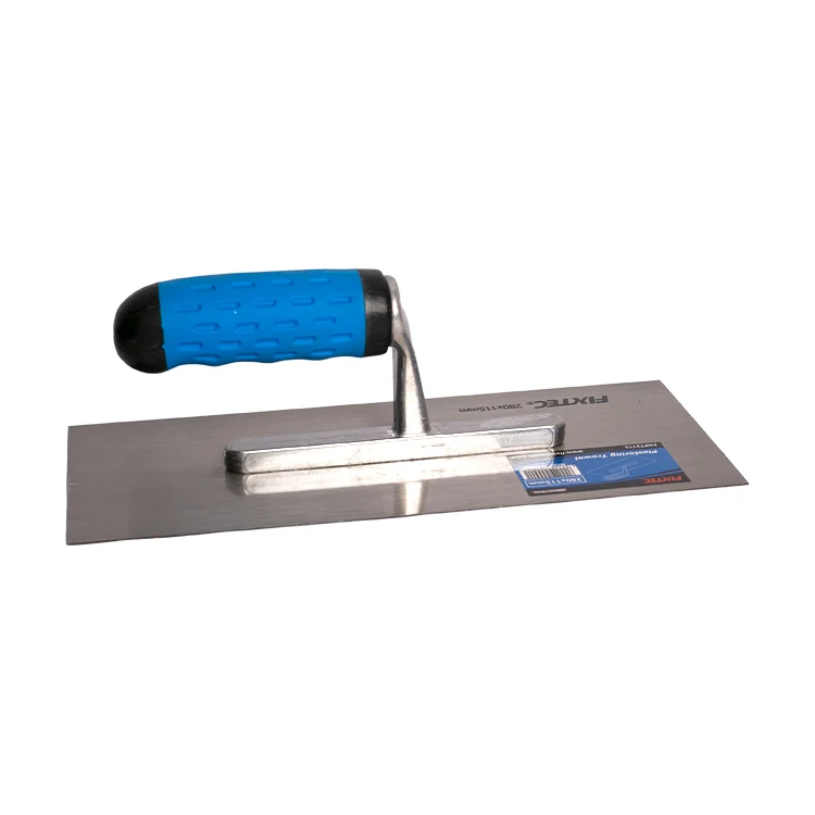 FIXTEC Hand Tools Carbon Steel Plastering Trowel 280x115mm 0.7mm
