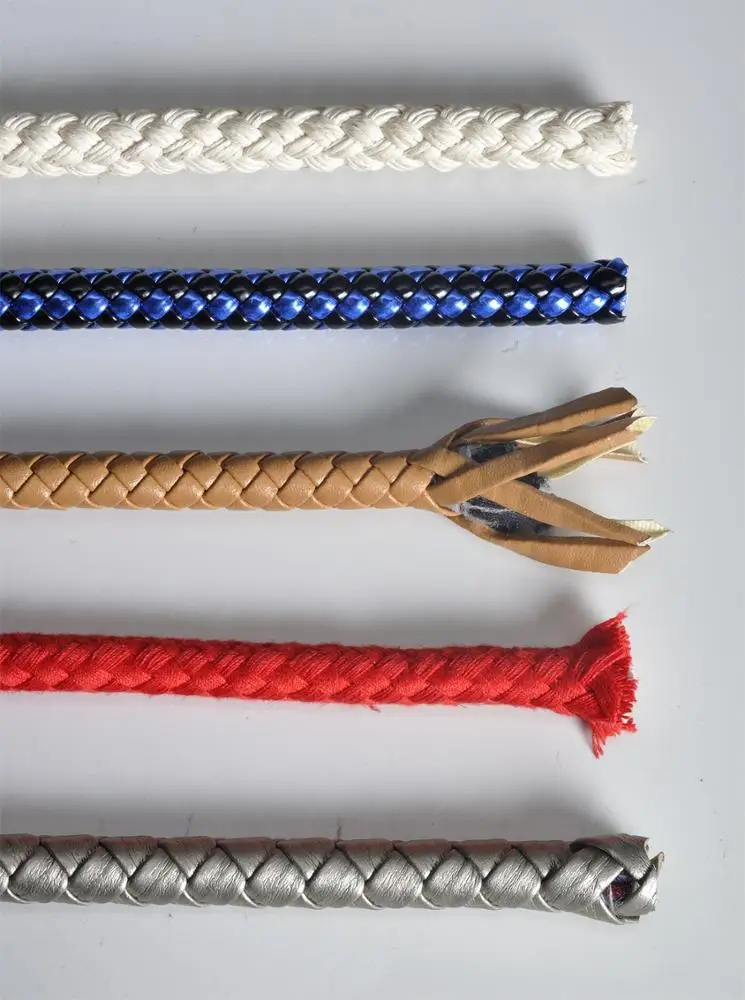 Low Speed 3 Strands Flat PU Rope Braiding Machine for Classic Braided PU/Leather Bracelet