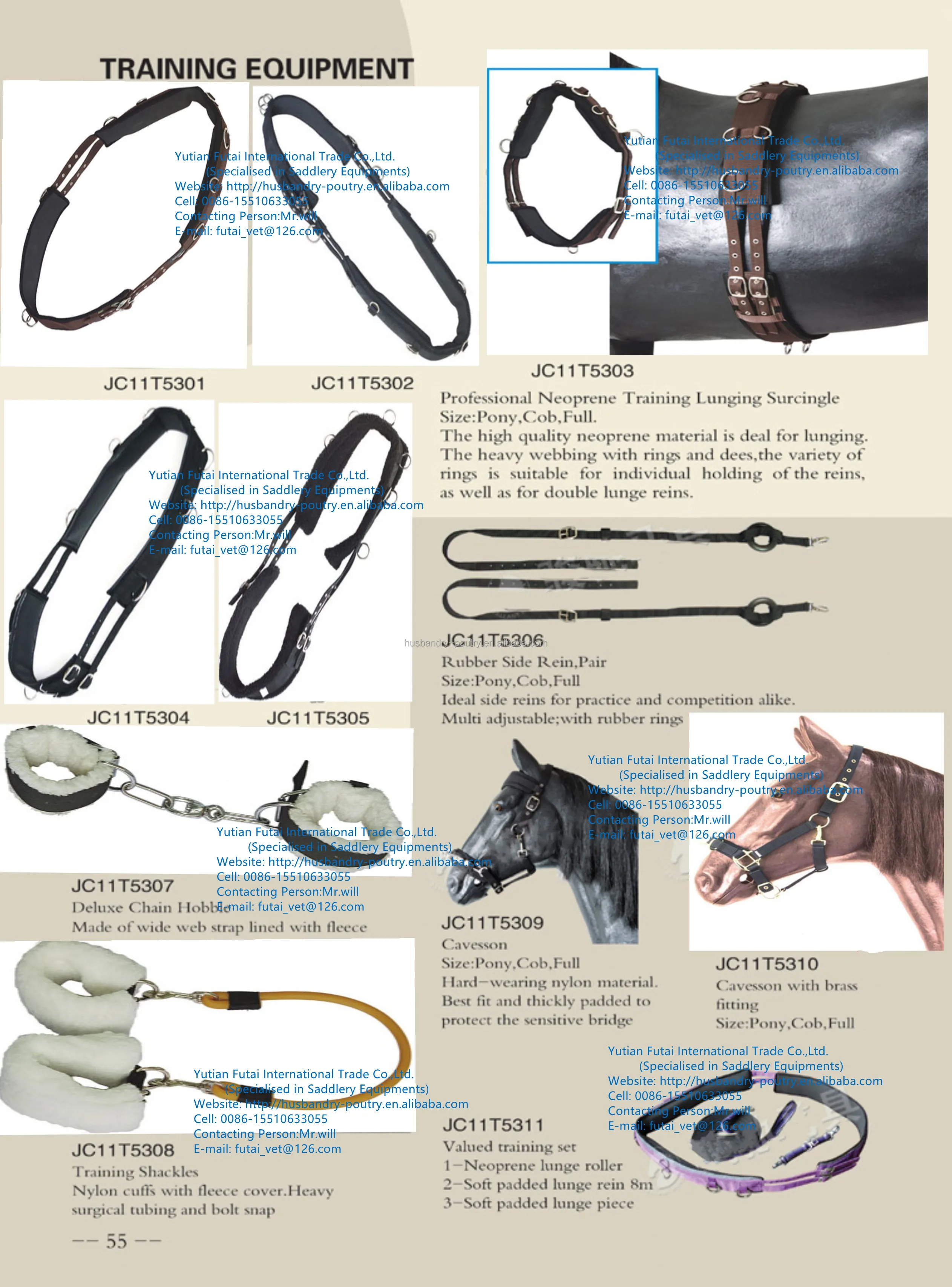 Licol De Travail Horze En Nylon - Noir - Pour Cheval - Neuf