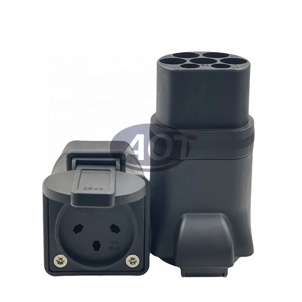 AOTAI EV Charger Type 2 til Israel Type H Socket EV Plug Converter Connector