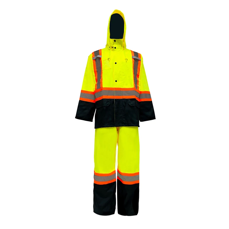 Holmes Holmes Workwear Hi-Vis Rainsuit Yellow XL