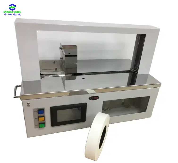 Automatic Bundling A5 A4 Paper Strapping Machine Table Top Paper Banding Machine Heat Sealing Strapping Machine