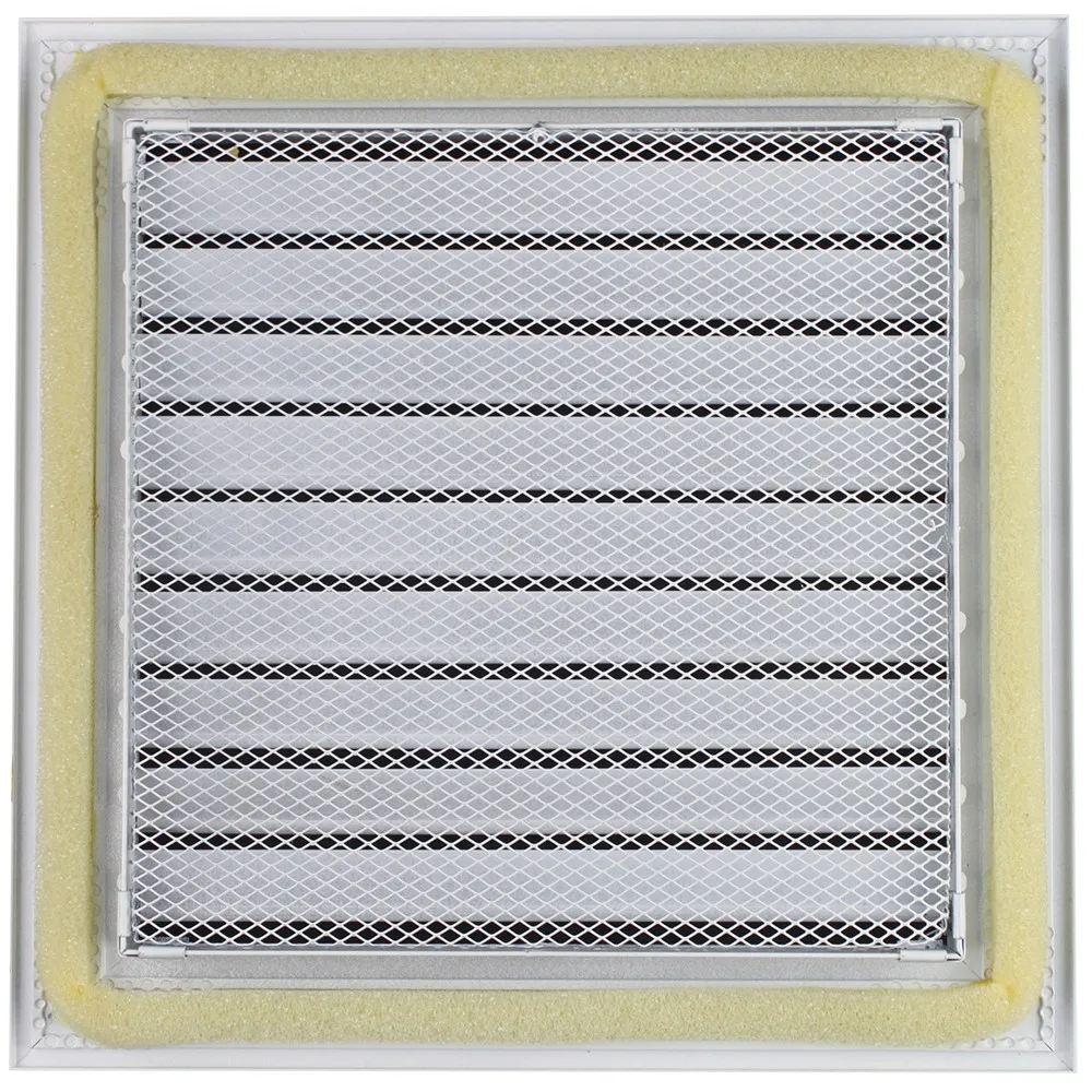 Customized Size Conditioning Aluminum Return air Grille with Metal Screen air Filter