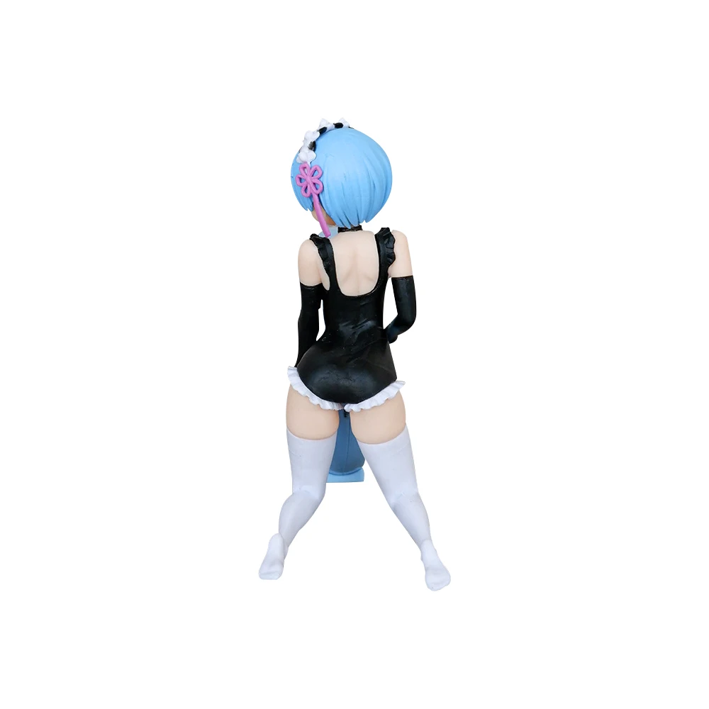 Animation From zero Life Rehm With Beach Swimsuit Sex Girl Action Figure Toy PVC Model Vinyl Figure Doll