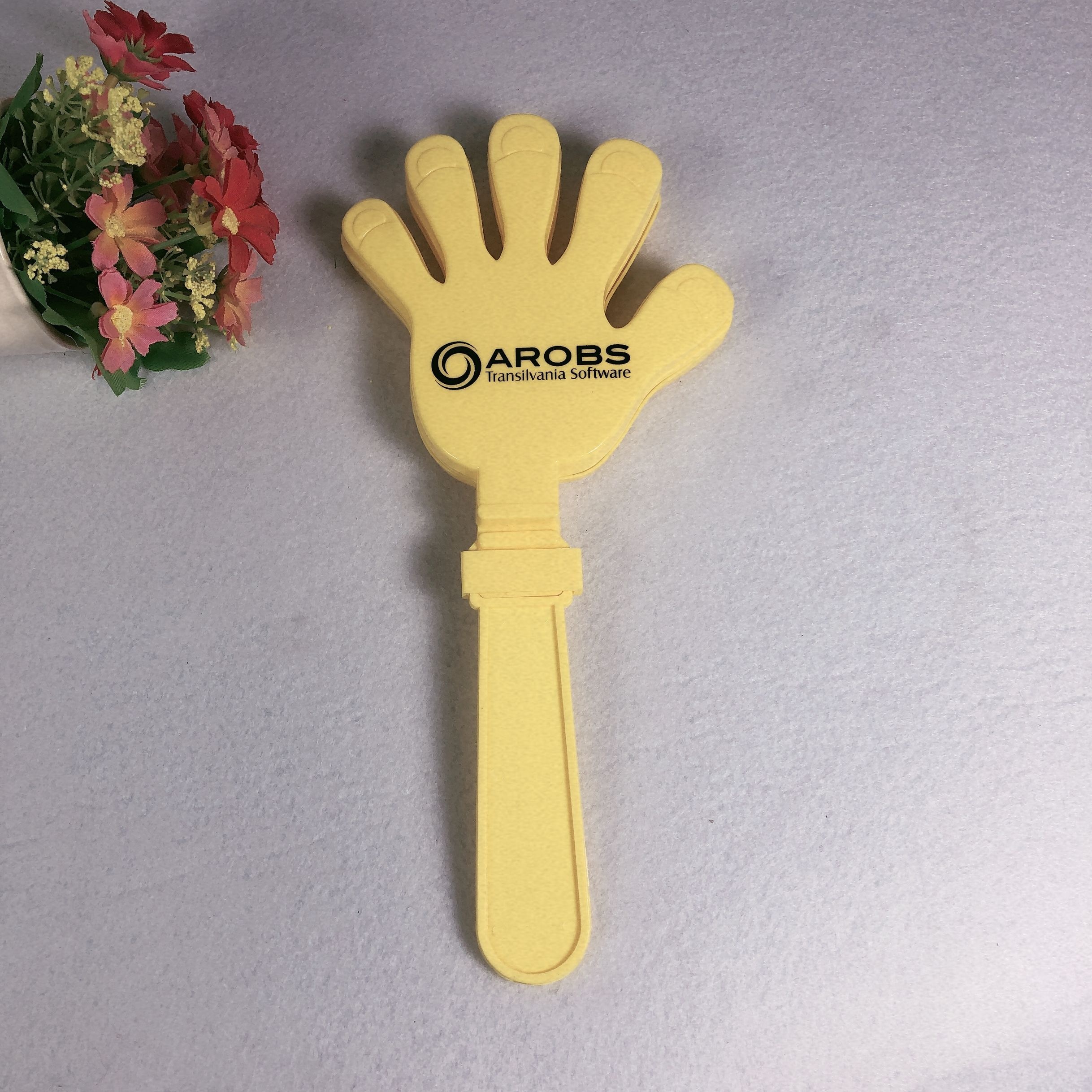 Дешевая детская игрушка, пластиковая ручная Хлопушка, шумогенератор