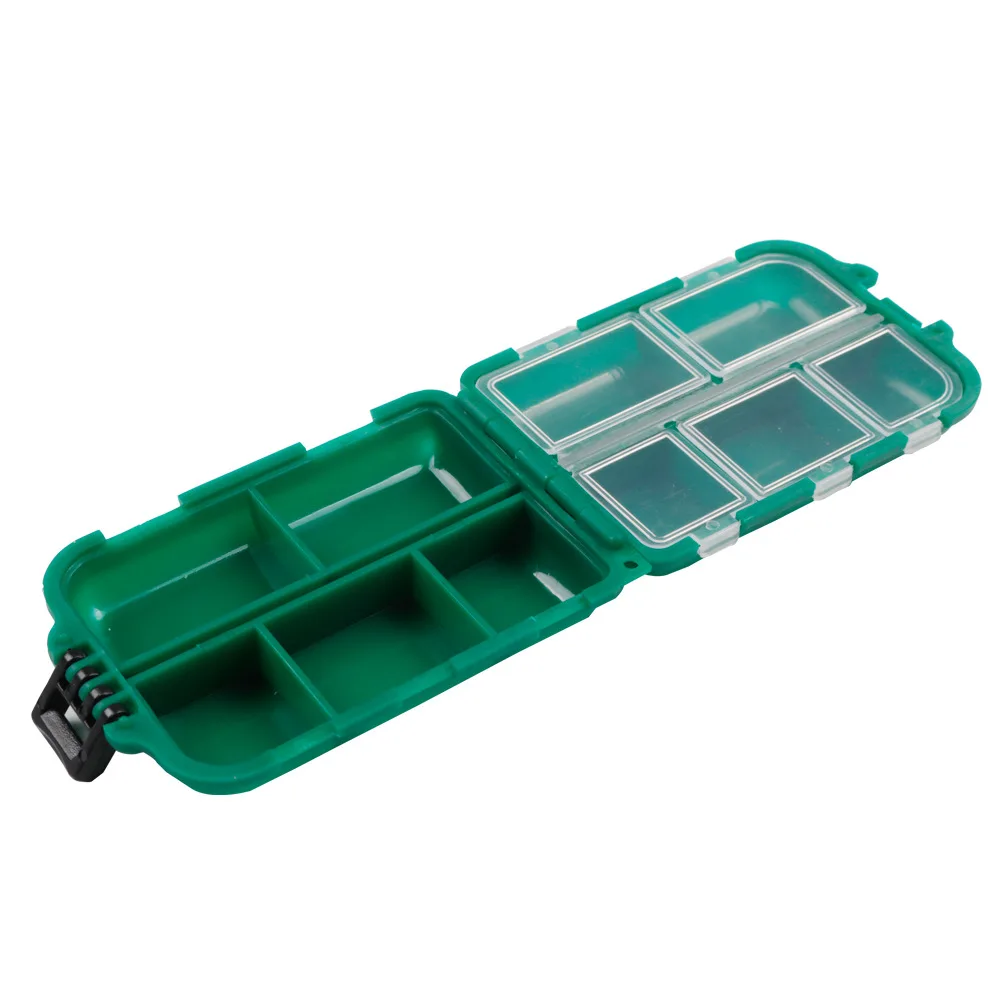 10 Compartments Mini Fishing Tackle Box