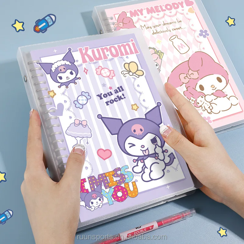 Sanrio Stationery Blinder Cinnamoroll Melody Notebook Student Ledger ...