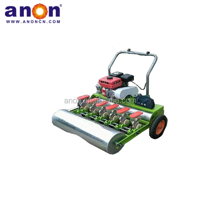 ANON Manual Seeder Machine 10 Row 7hp Gasoline Engine Seeder High Precision Vegetable Seeder for Sale