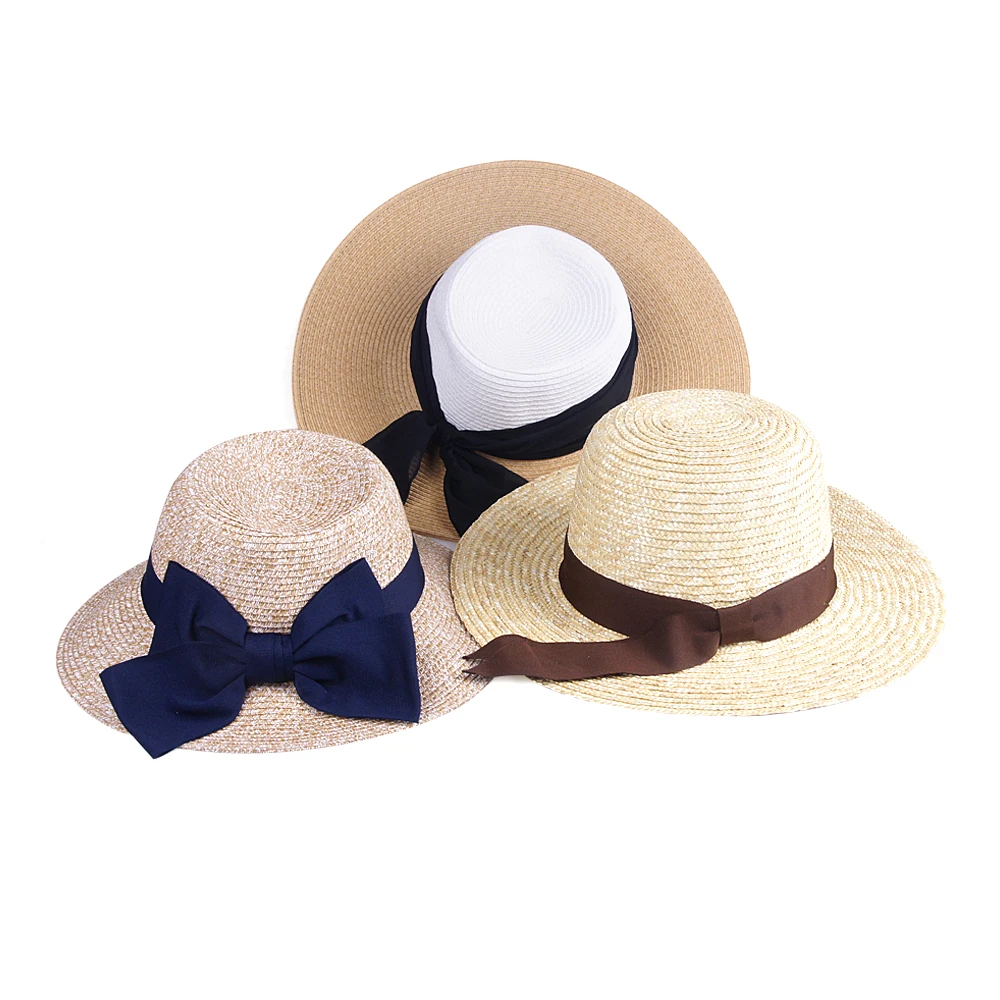 Оптовая продажа с фабрики недорогие женские модные пляжные шляпы широкими полями Sombrero соломенная шляпа для женщин