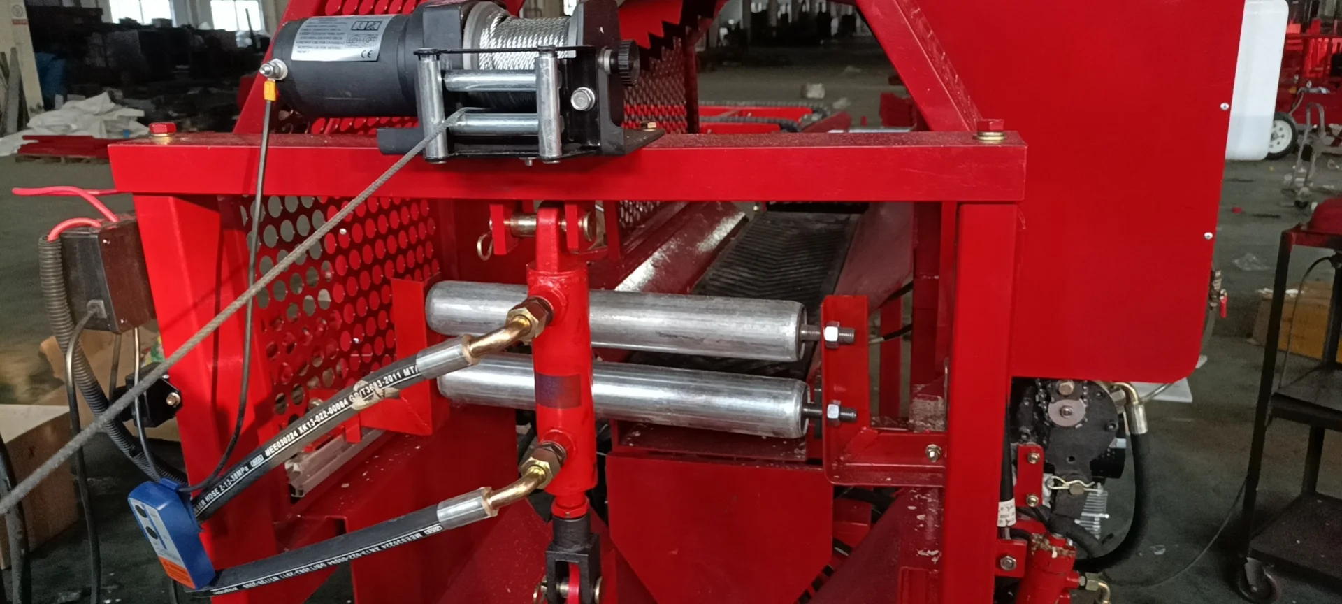 Double Engine Driven FIREWOOD PROCESSOR WITH CIRCULAR BIG SAW BLADE