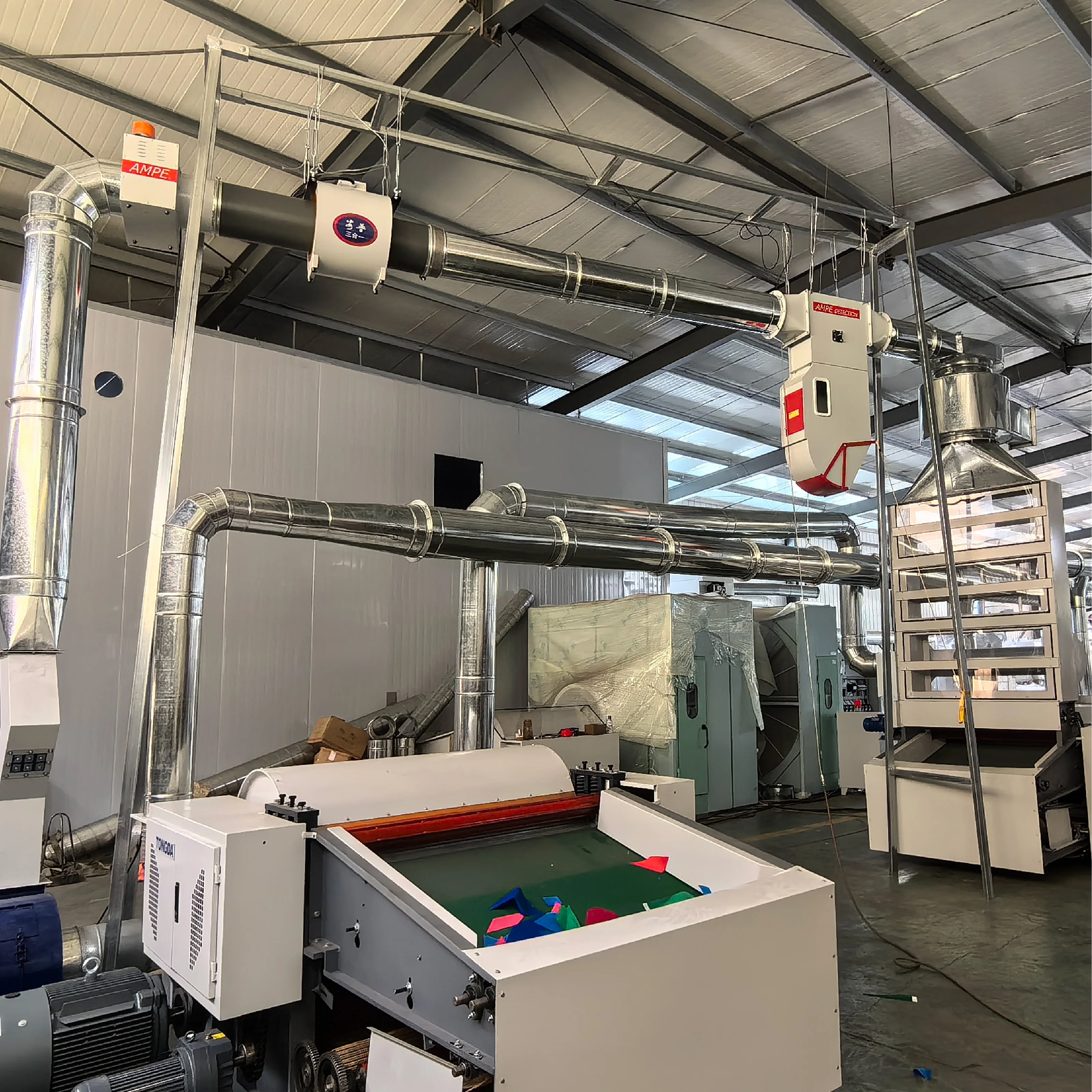 TONGDA, энергосберегающая машина для переработки хлопковых отходов, зеленая технология, текстильное оборудование, включая устройство для открывания и кардинга