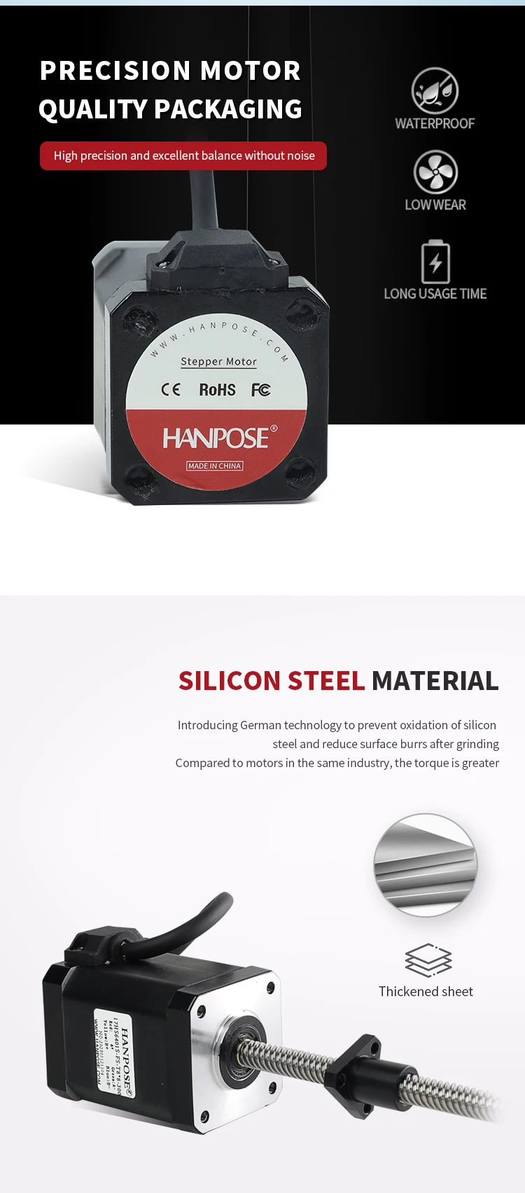 8mm for 3d printer nema17 screw stepper motor-4