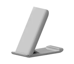 Плоский чехол с подставкой 2 в 1 складной портативный 10 Вт беспроводного зарядного устройства Qi Ce по ограничению на использование опасных материалов производстве Складная Беспроводная