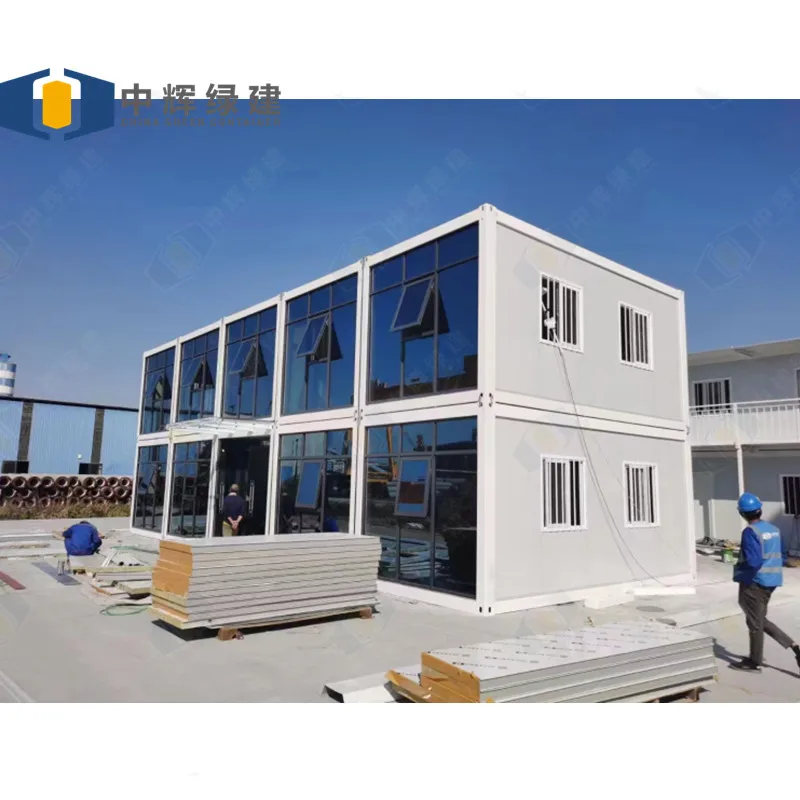 CGCH Low Price Fast Assembly Detachable 20ft 40ft Modular Container House As Worker Camp