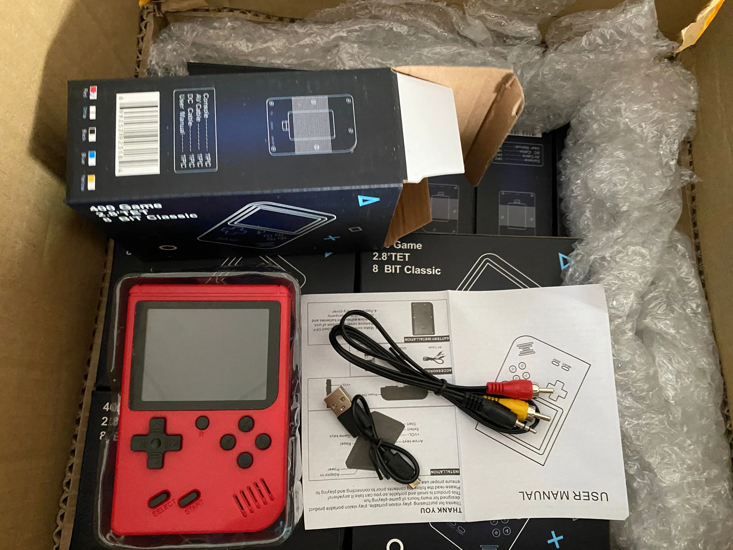 8 Bit Portable Mini Retro Classic Consola 400 Video Gaming Console