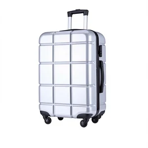 custom logo 202628-inch Three-Piece ABS Hardshell Spinner Luggage Set with Printed Logo Durable Business Leisure Travel Lock Box