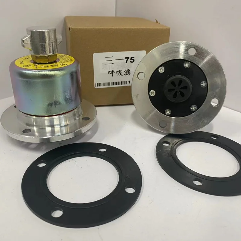 For Sany SY55 60 75 135 215Hydraulic Oil Tank Cover Exhaust Breathing Filter Element Excavator Accessories Digger Digging