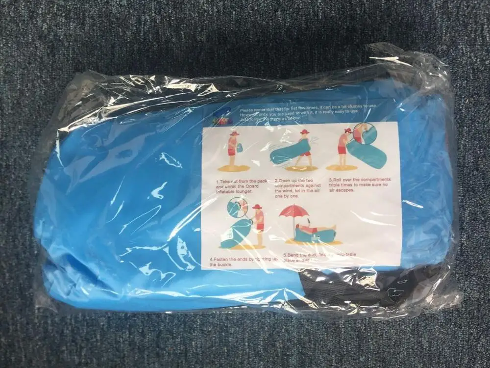 Laybag Nylon 210t Fabric Sleeping Bag Air Camping Sofa Portable Beach