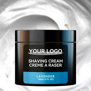 Lavender Men's Shaving Cream Soothing Beard Care Formula Moisturizing & Refreshing Smooth Shave Experience Anti-Irritation