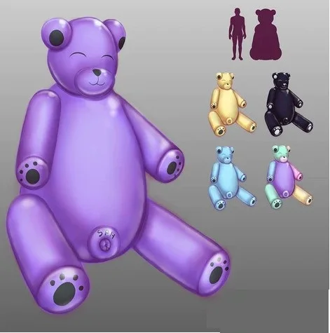 Customizable Inflatable Bear - High Quality Animal Cartoons