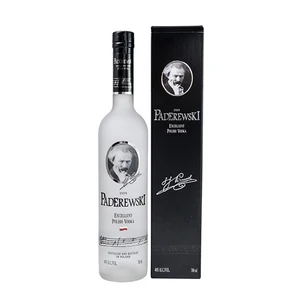 Premium Paderewski Vodka 700ml Expensive Appearance Alcohol Spirits Customized Bottle Oem Vodka