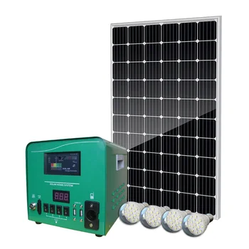 Portable solar lighting system home use 12V 20W full solar power system home kit World bank certified